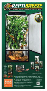 ZooMed XL Reptibreeze 61x61x122cm, NT-13