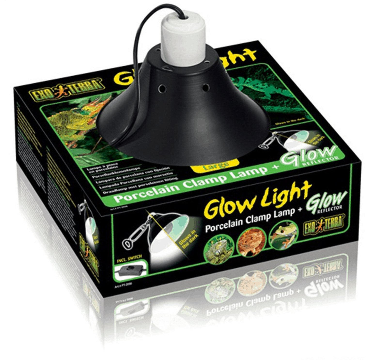 Exo Terra Glow Light Reflector Buzzard Reptile