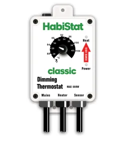 Habistat Dimming Thermostat - High Range (600w) White