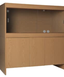 Alternative view of HabiStat Tortoise Table Oak/Black