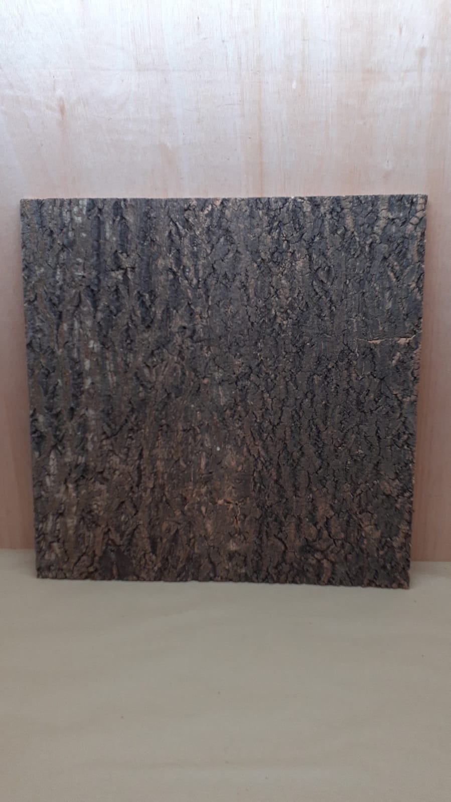 Cork Bark Background Panel 60x60cm - 20